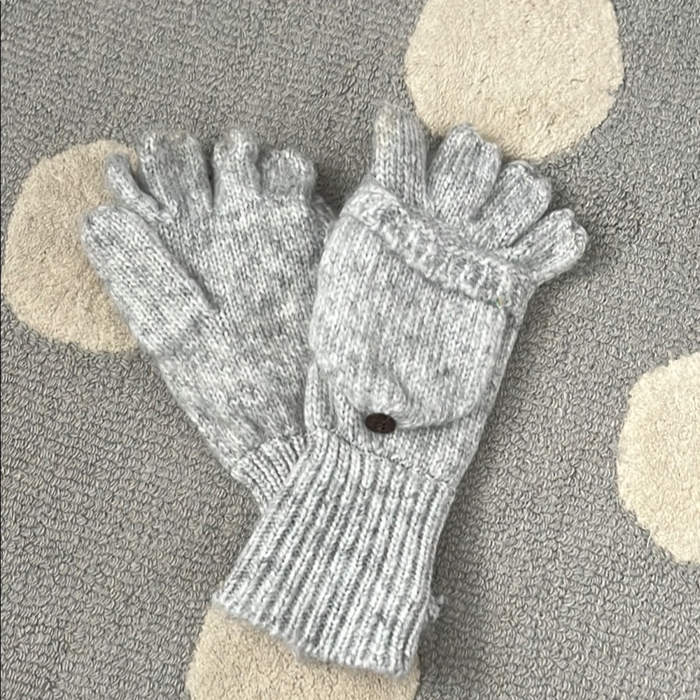 Homemade Knit Mittens